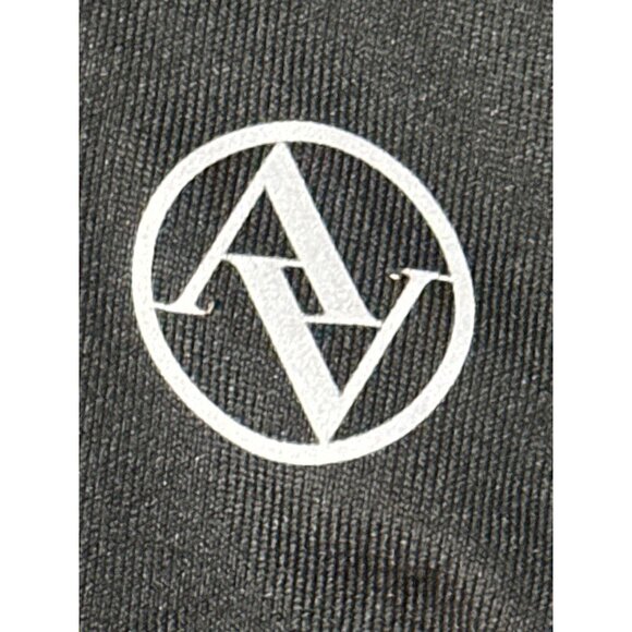 Adrienne Vittadini Sport Black Tank Top LG Stretchy Cross Back Yoga Fitness Top - Picture 7 of 9